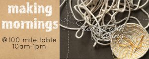 Making Mornings - Rope Bowl - tied up with string